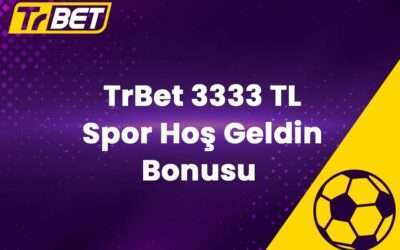 TrBet Spor Bahisleri: 3333 TL'ye Kadar Hoş Geldin Bonusu | İlk Üç Yatırımda Avantajlı Teklif! TrBet Giriş - Yeni başlangıçlara özel! TrBet spor bahislerinde ilk üç yatırma işlemiyle toplamda 3333 TL'ye kadar hoş geldin bonusunu kapın. Bu eşsiz fırsatla kazanma şansınızı ikiye katlayın. Hemen fırsattan yararlanın!