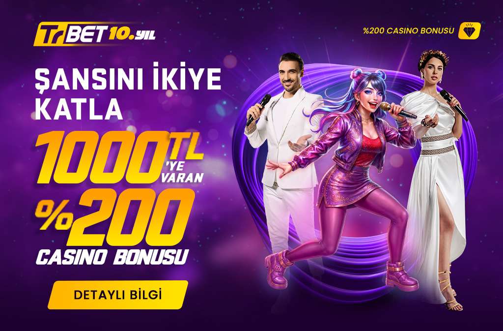 TrBet’te 1.000 TL’ye varan %200 Casino Bonusu